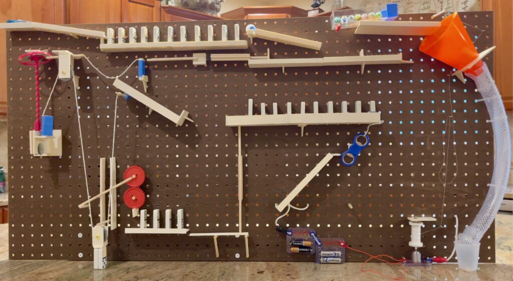 Blog post about building our first Rube Goldberg machine